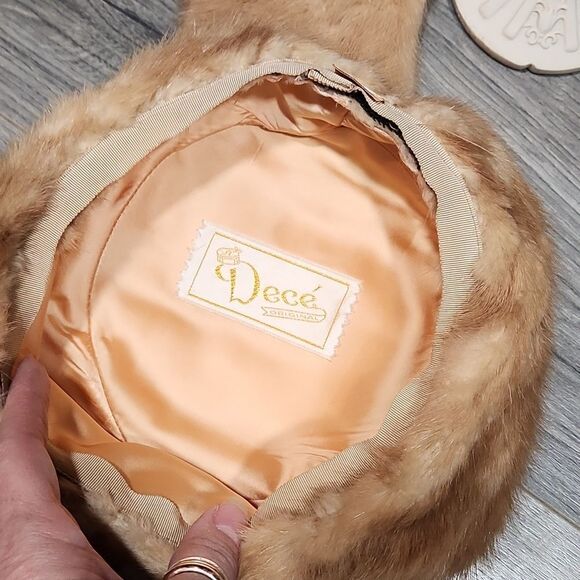 GUC Mink Fur Hat & Collar Vintage Set - Picture 5 of 13